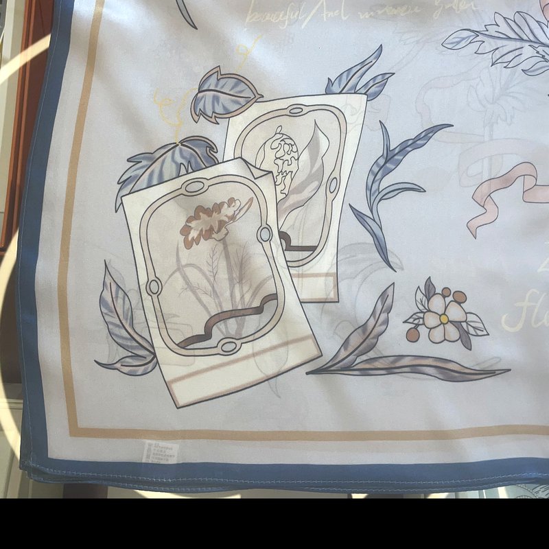 Botanical Specimen Silk Scarf