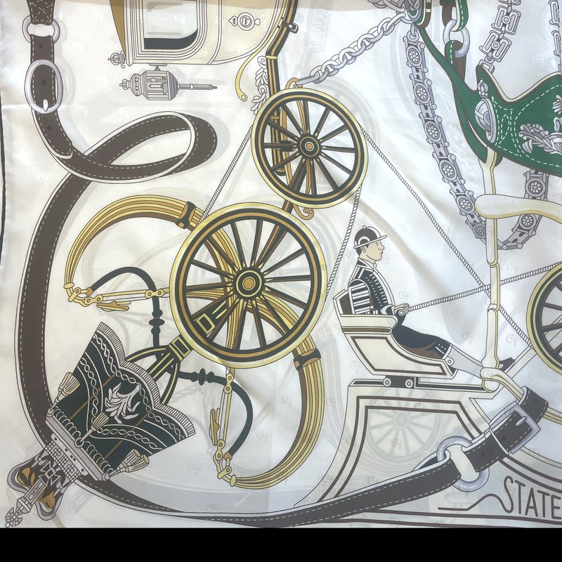 Stately Carriage Silk Scarf