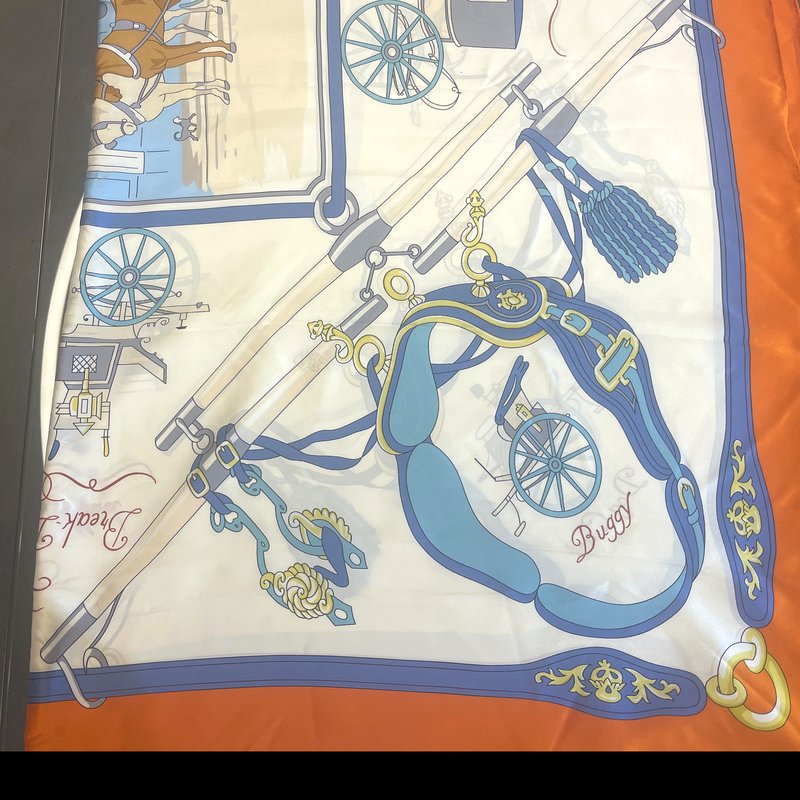 Equestrian Harness Silk Scarf
