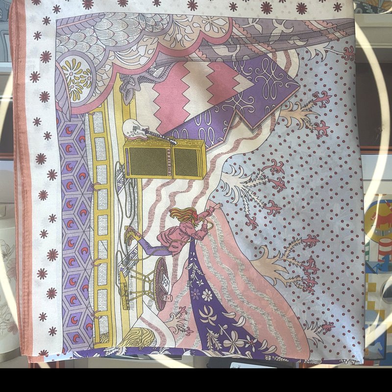 Musical Art Silk Scarf