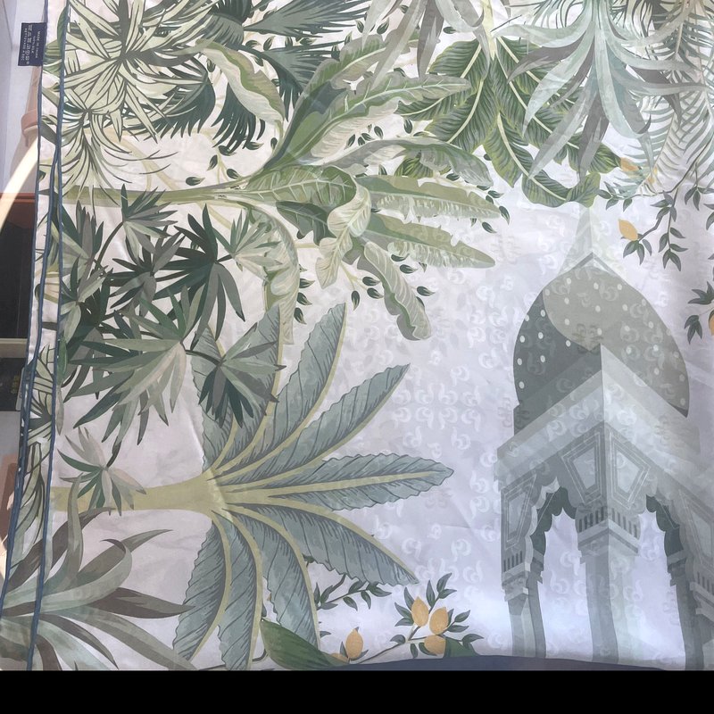 Tropical Garden Silk Scarf