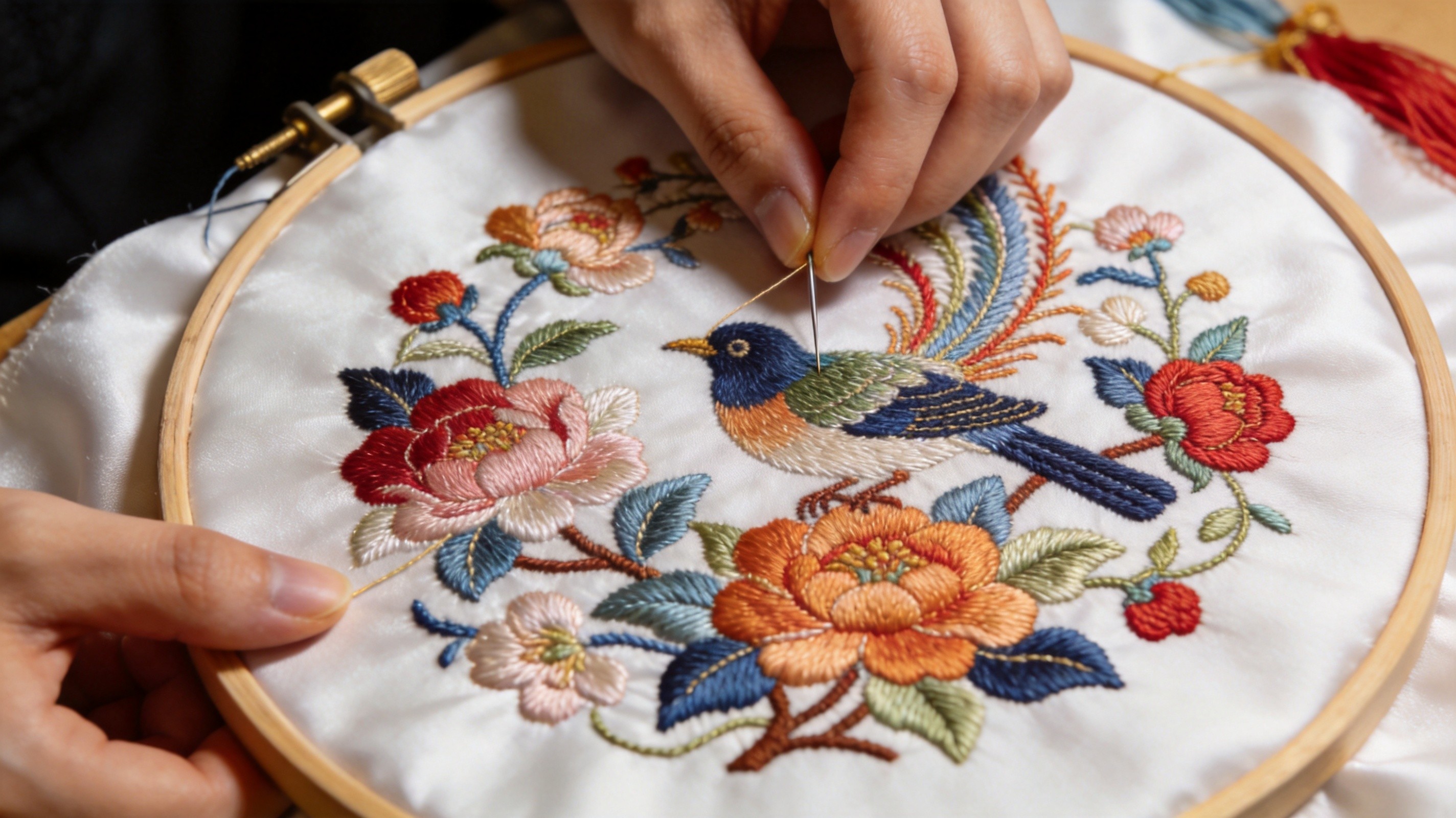 Shu Embroidery and Shu Brocade