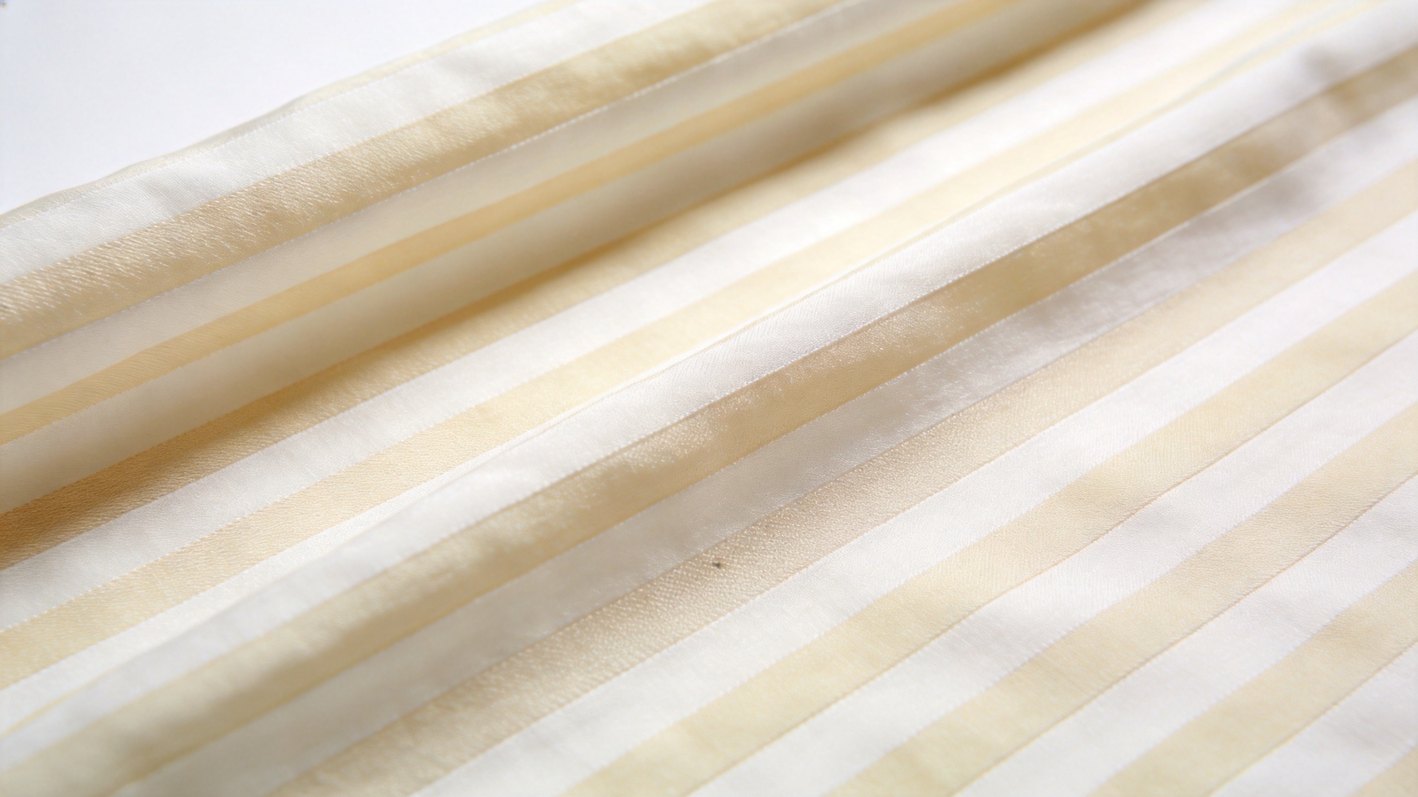 Silk/Tencel/Cotton Stripe Crepe