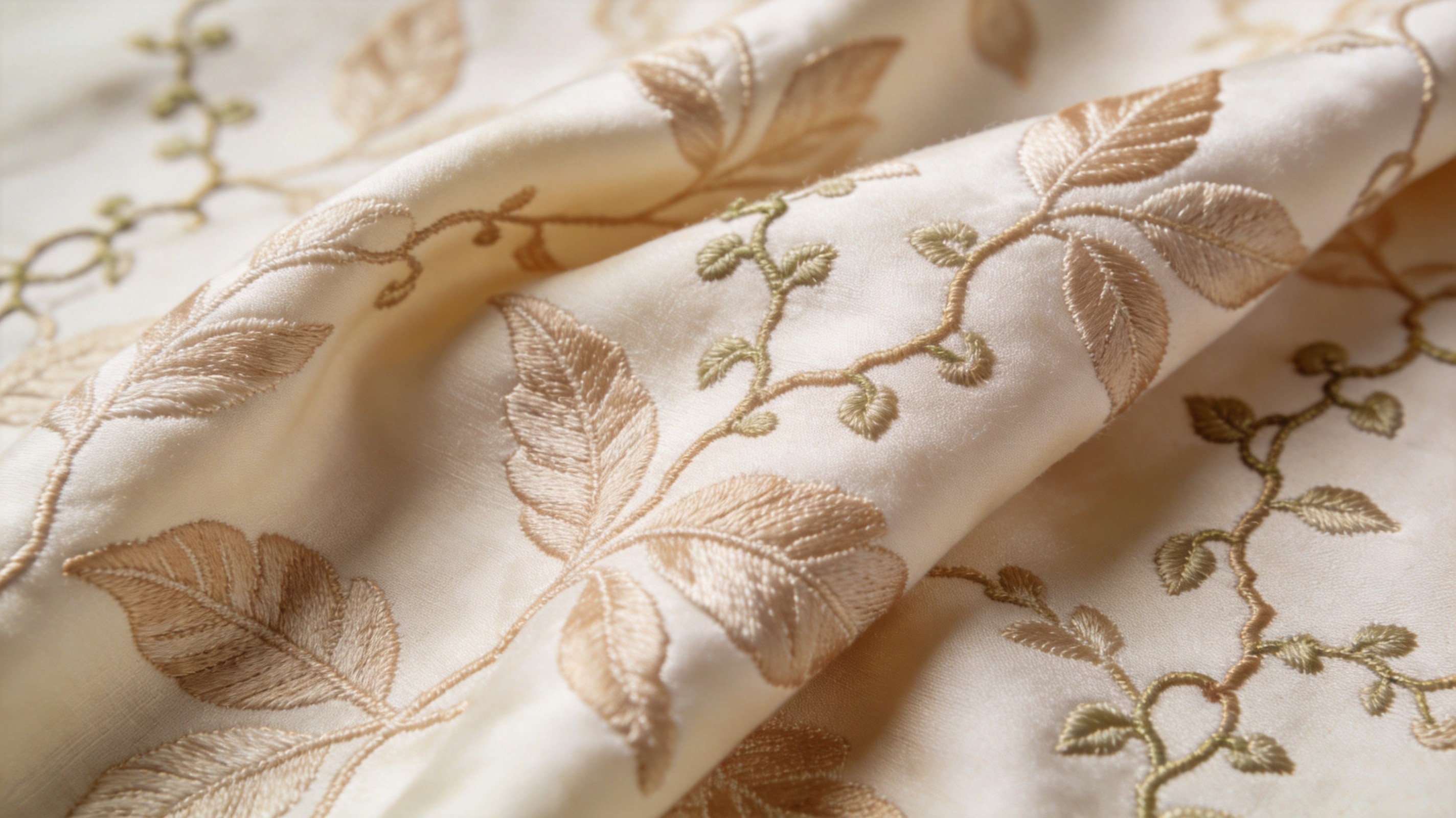 Silk/Cotton Jacquard Fabric