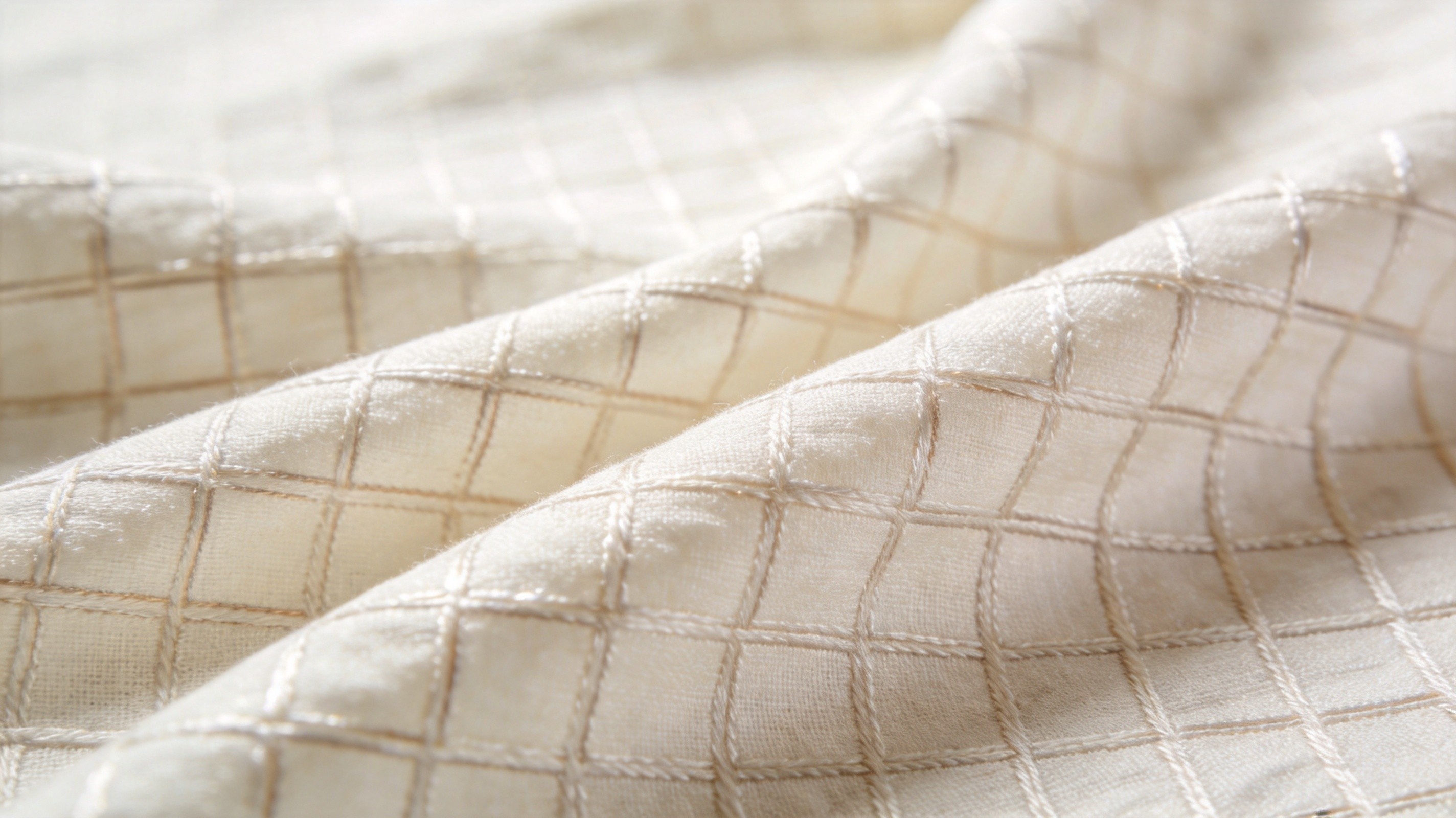 Silk/Cotton Jacquard Classic Satin