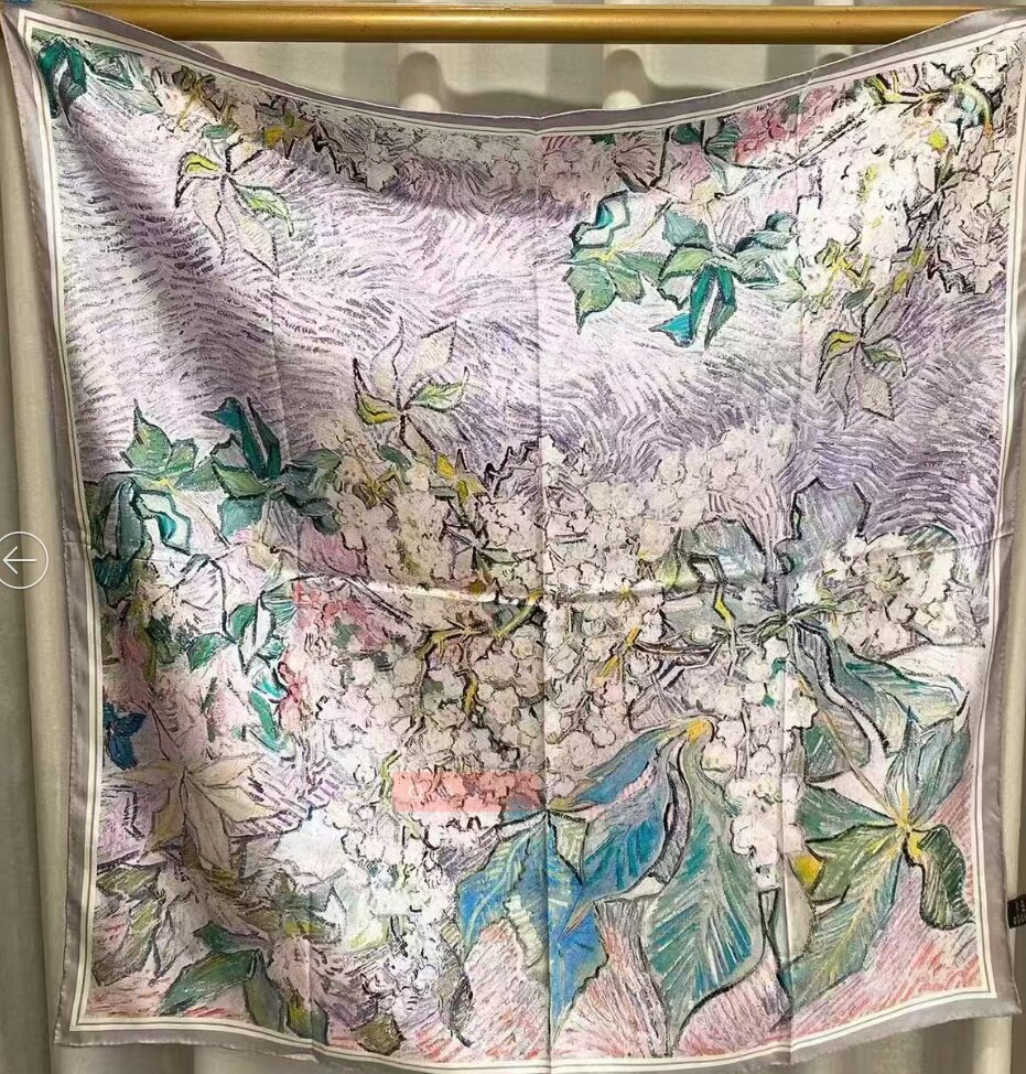 90cm Silk Scarf